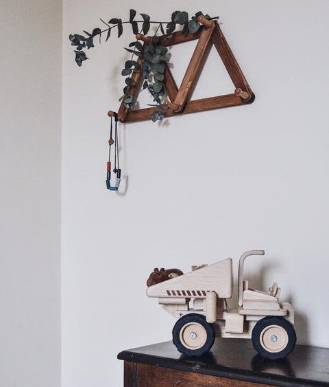 Plantoys Wooden Dump Truck - www.toybox.ae