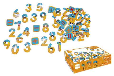 Magnetic Safari 123 Numbers (60 Pieces) - www.toybox.ae