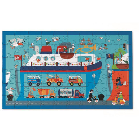 Puzzle Ferry Boat 60 Pieces - www.toybox.ae