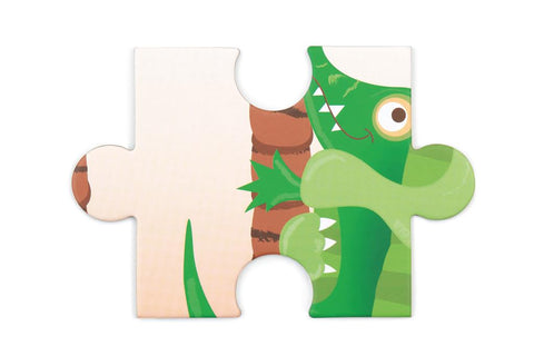 Crocodile Contour Puzzle 36Pcs - Scratch Europe - www.toybox.ae