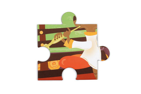 Elephant Contour Puzzle 37 Pcs - Scratch Europe - www.toybox.ae