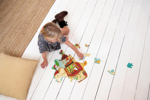 Elephant Contour Puzzle 37 Pcs - Scratch Europe - www.toybox.ae