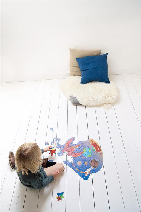 Space Contour Puzzle 60 Pcs - www.toybox.ae