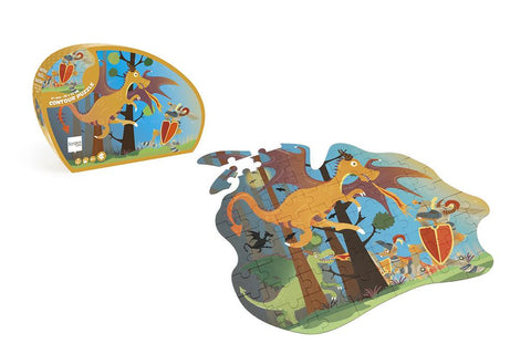 Dragon Contour Puzzle 61 Pcs - Scratch Europe - www.toybox.ae