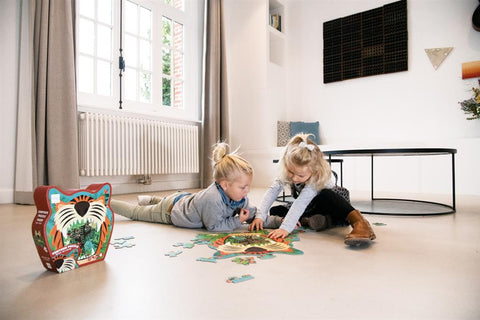 Tiger Contour Puzzle - 58Pcs - www.toybox.ae