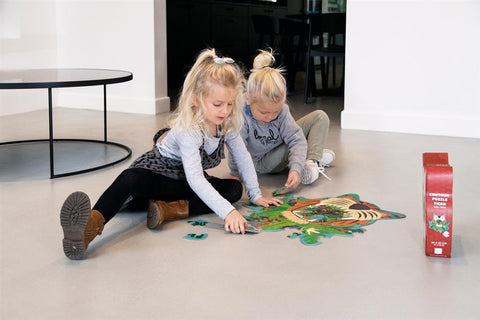 Tiger Contour Puzzle - 58Pcs - www.toybox.ae