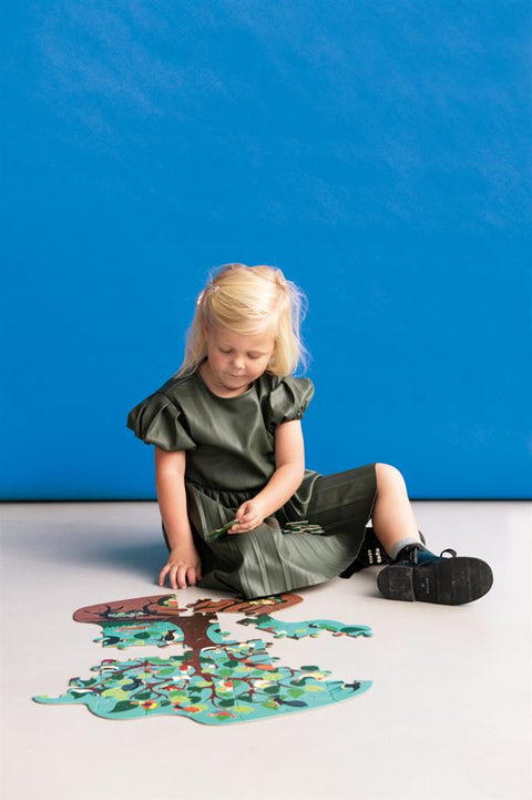 Bird Tree Contour Puzzle 59Pcs - www.toybox.ae