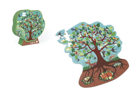 Bird Tree Contour Puzzle 59Pcs - www.toybox.ae