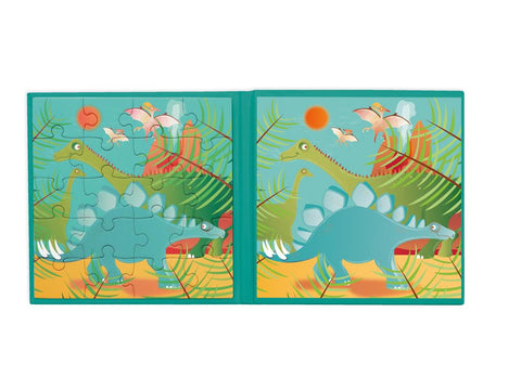 Magnetic Puzzle Book To Go Dinosaurs - www.toybox.ae