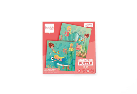 Magnetic Puzzle Book To Go Mermaids - www.toybox.ae