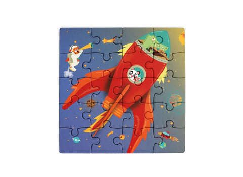 Magnetic Puzzle Book To Go Space - www.toybox.ae