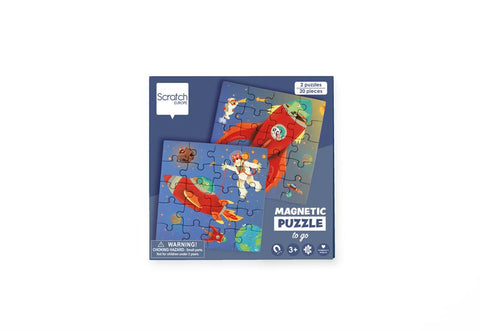 Magnetic Puzzle Book To Go Space - www.toybox.ae