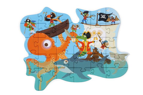 Pirates Contour Puzzle - 29Pcs - www.toybox.ae