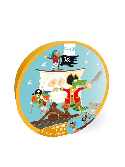 Pirates Contour Puzzle - 29Pcs - www.toybox.ae