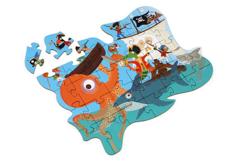 Pirates Contour Puzzle - 29Pcs - www.toybox.ae