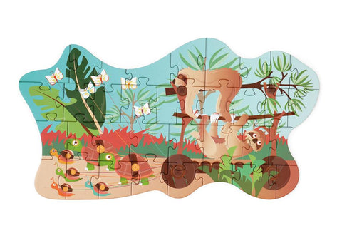 Sloth Contour Puzzle - 35Pcs - www.toybox.ae