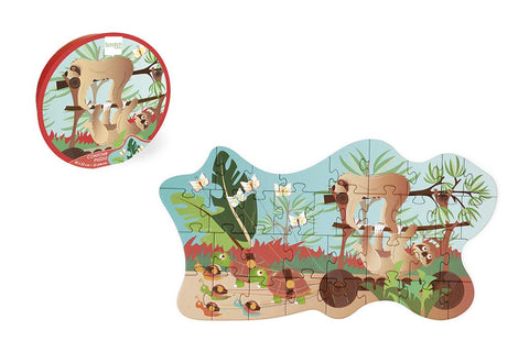 Sloth Contour Puzzle - 35Pcs - www.toybox.ae