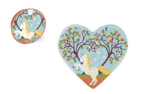 Heart With Unicorn Contour Puzzle - 30Pcs - www.toybox.ae