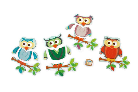 Owl Puzzling Game, In Contour Box