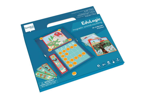 Animal Counting Magnetic, With 20 Challenges And 4 Themes - www.toybox.ae