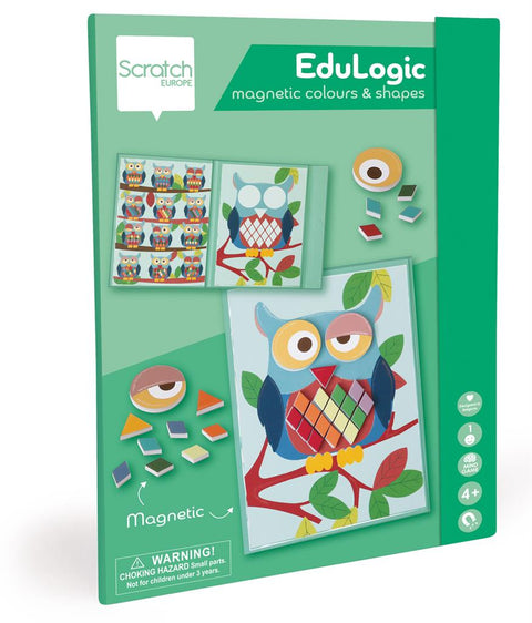 Magnetic Colours & Shapes - Owl - www.toybox.ae
