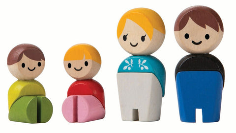 Plantoys Wooden Family ii (European) - www.toybox.ae