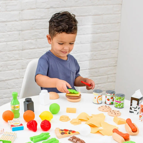 Kidkraft Deluxe Tasty Treats Pretend Play Food - www.toybox.ae