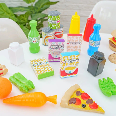 Kidkraft Deluxe Tasty Treats Pretend Play Food - www.toybox.ae