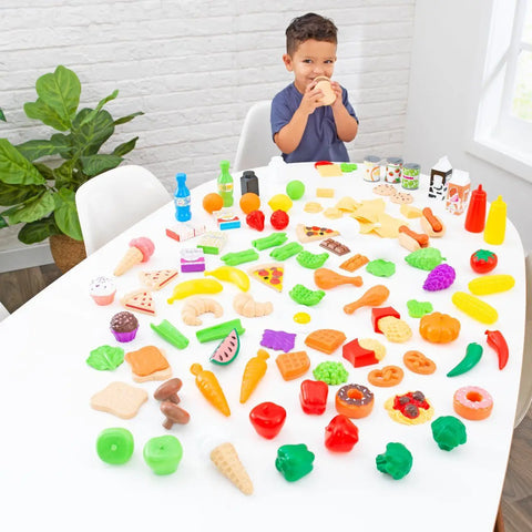 Kidkraft Deluxe Tasty Treats Pretend Play Food - www.toybox.ae