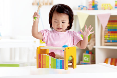 Hape Pound And Tap Bench - www.toybox.ae