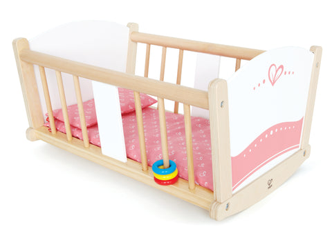Hape Rock-A-Bye Cradle - www.toybox.ae