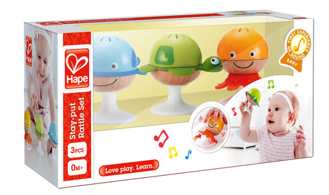 Hape Stay-Put Rattle Set - www.toybox.ae