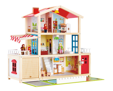 Hape Doll Family Mansion - www.toybox.ae
