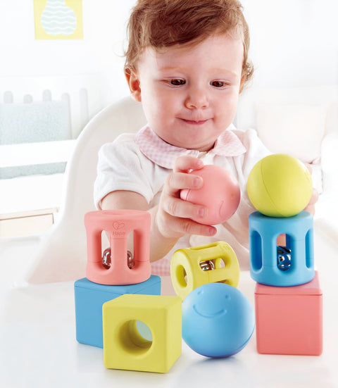 Geometric Rattle Trio - www.toybox.ae