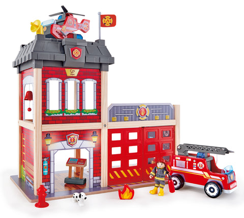 Hape City Fire Station - www.toybox.ae
