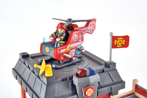 Hape City Fire Station - www.toybox.ae