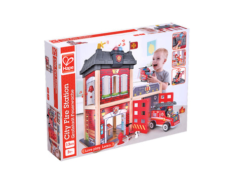 Hape City Fire Station - www.toybox.ae
