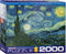 EuroGraphics Starry Night By Vincent Van Gogh 2000 Pieces Puzzle - www.toybox.ae