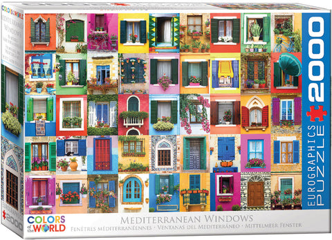 EuroGraphics Meditterenean Window 2000-Piece Puzzle - www.toybox.ae