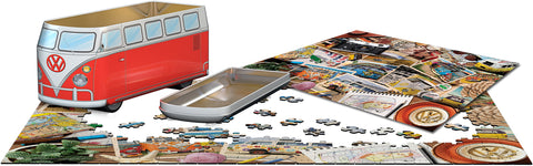EuroGraphics VW - Road Trips 550-Piece Puzzle In A Collectible Tin - www.toybox.ae