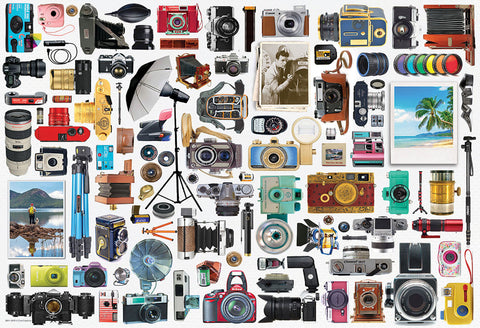 EuroGraphics Classic Cameras 550-Piece Puzzle In A Collectible Tin - www.toybox.ae