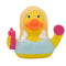 Lilalu-Bath Toy-Fitness Girl Duck- Blue/yellow - www.toybox.ae