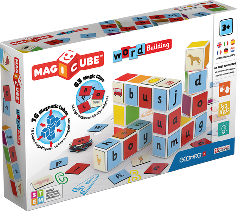 Magicube Word Building + Clips 79 pcs - www.toybox.ae