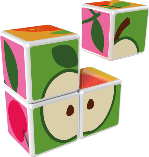 Magicube Printed Fruit + Cards 7 pcs - www.toybox.ae