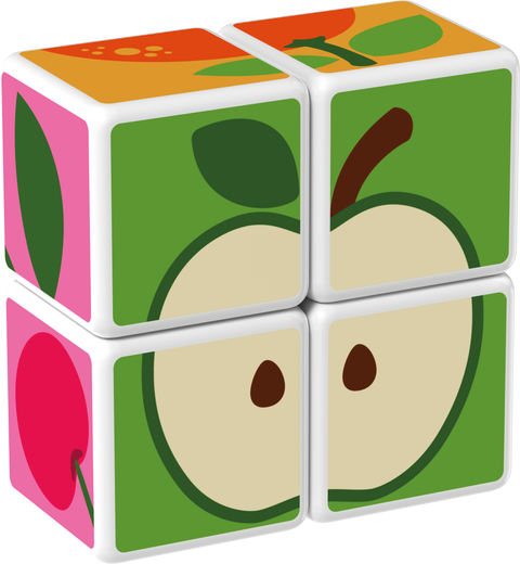 Magicube Printed Fruit + Cards 7 pcs - www.toybox.ae