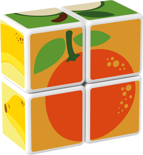 Magicube Printed Fruit + Cards 7 pcs - www.toybox.ae