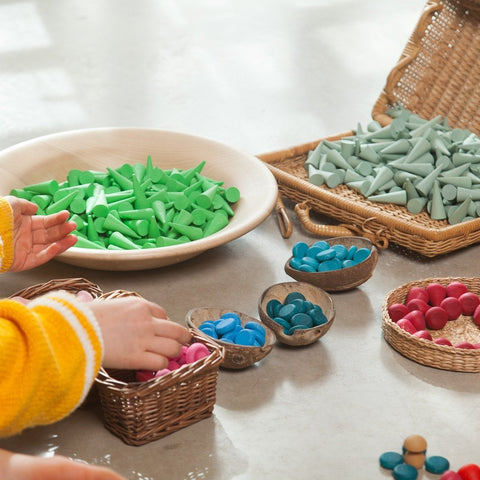Mandala small green cones - www.toybox.ae