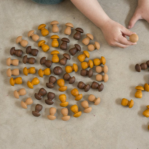 Mandala brown mushrooms - www.toybox.ae