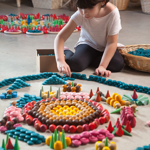 Mandala brown mushrooms - www.toybox.ae