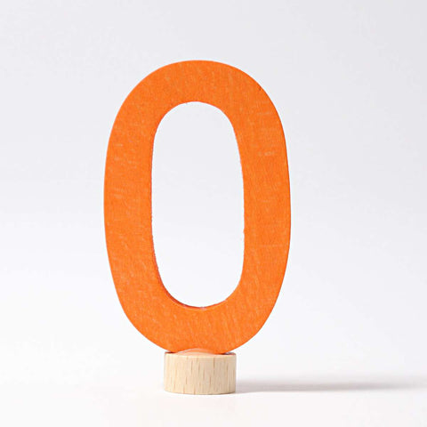Decorative Number 0 - www.toybox.ae
